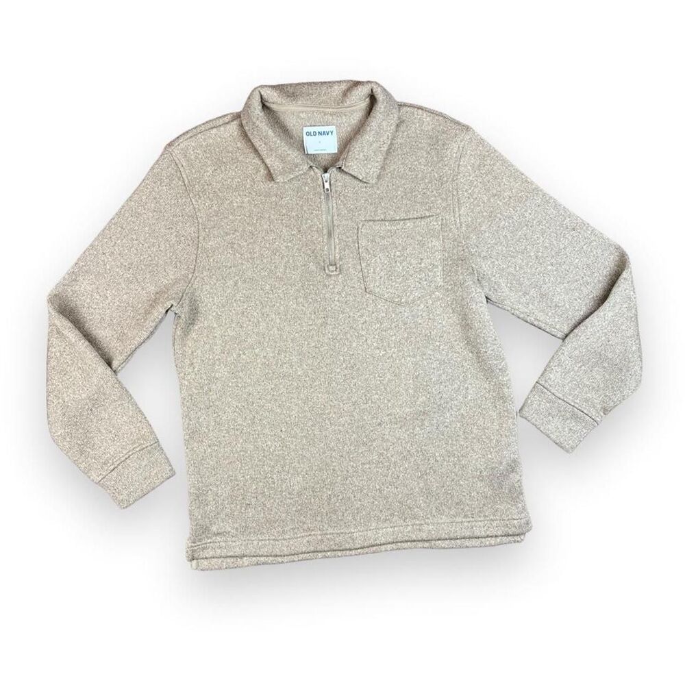 Old Navy Men's Quarter Zip Pullover Sweatshirt